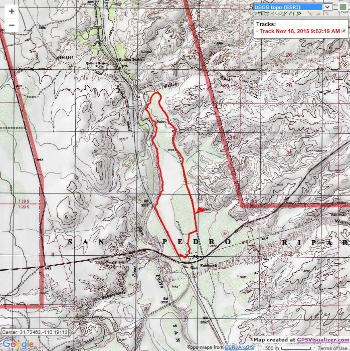 Maps for the Fairbank Historic Townsite Hike